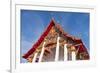 Karon Beach, Buddhist Temple, Phuket Island, Phuket, Thailand, Southeast Asia, Asia-Andrew Stewart-Framed Photographic Print