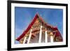 Karon Beach, Buddhist Temple, Phuket Island, Phuket, Thailand, Southeast Asia, Asia-Andrew Stewart-Framed Photographic Print