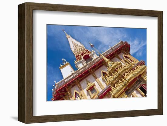 Karon Beach, Buddhist Temple, Phuket Island, Phuket, Thailand, Southeast Asia, Asia-Andrew Stewart-Framed Photographic Print