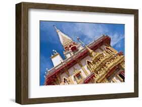 Karon Beach, Buddhist Temple, Phuket Island, Phuket, Thailand, Southeast Asia, Asia-Andrew Stewart-Framed Photographic Print