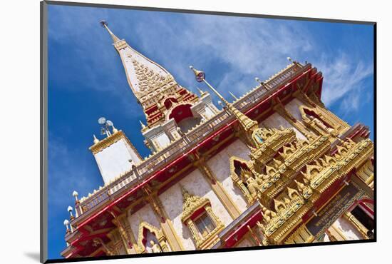 Karon Beach, Buddhist Temple, Phuket Island, Phuket, Thailand, Southeast Asia, Asia-Andrew Stewart-Mounted Photographic Print