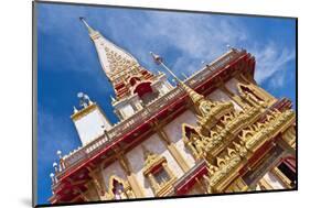 Karon Beach, Buddhist Temple, Phuket Island, Phuket, Thailand, Southeast Asia, Asia-Andrew Stewart-Mounted Photographic Print