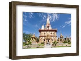 Karon Beach, Buddhist Temple, Phuket Island, Phuket, Thailand, Southeast Asia, Asia-Andrew Stewart-Framed Photographic Print