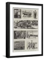 Karsakov and Other Convict Settlements in Saghalien-null-Framed Giclee Print