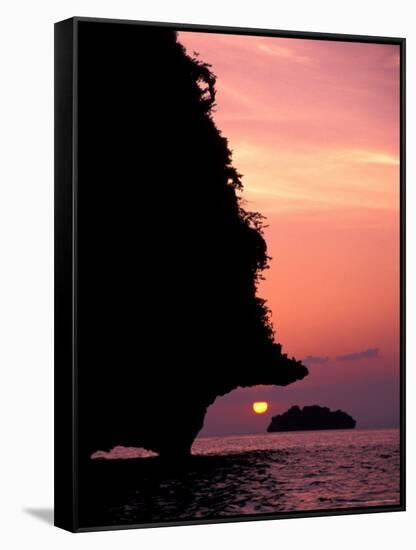 Karst Islands of Andman Sea, Rai Leh Beach, Thailand-Merrill Images-Framed Stretched Canvas