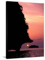 Karst Islands of Andman Sea, Rai Leh Beach, Thailand-Merrill Images-Stretched Canvas