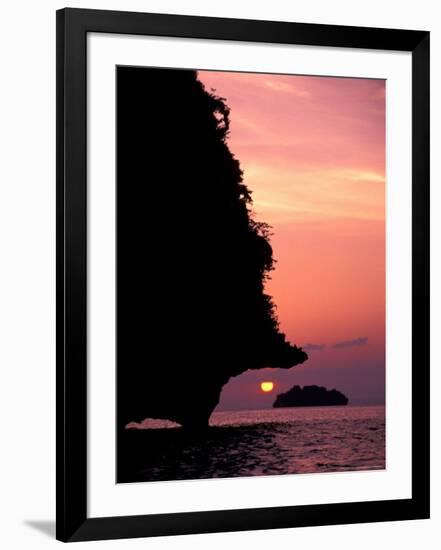 Karst Islands of Andman Sea, Rai Leh Beach, Thailand-Merrill Images-Framed Photographic Print