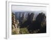 Karst Limestone Rock Formations at Zhangjiajie Forest Park, Wulingyuan Scenic Area, Hunan Province-Christian Kober-Framed Photographic Print