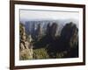 Karst Limestone Rock Formations at Zhangjiajie Forest Park, Wulingyuan Scenic Area, Hunan Province-Christian Kober-Framed Photographic Print