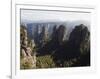 Karst Limestone Rock Formations at Zhangjiajie Forest Park, Wulingyuan Scenic Area, Hunan Province-Christian Kober-Framed Photographic Print