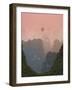 Karst Mountain Landscape, View from Moon Hill, Yangshuo, Guilin, Guangxi Province, China-Michele Falzone-Framed Photographic Print