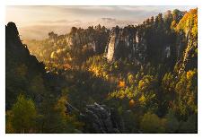 Temple in the Mist-Karsten Wrobel-Photographic Print