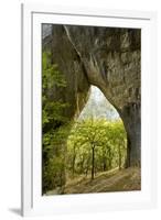 Karstic Rock Arch in the Korana Canjon, Plitvice Lakes National Park, Croatia, October 2008-Biancarelli-Framed Photographic Print