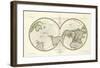 Karte Der Magnetischen Meridiane und Parallel-Kreise, c.1840-Heinrich Berghaus-Framed Art Print