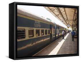 Karwal Train Station Platform, Goa, India, South Asia-Ben Pipe-Framed Stretched Canvas