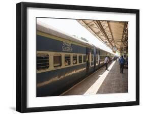 Karwal Train Station Platform, Goa, India, South Asia-Ben Pipe-Framed Photographic Print