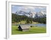 Karwendel Mountain Range, Mittenwald, Lake Wagenbruch, Bavaria-Martin Zwick-Framed Photographic Print