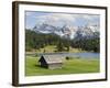 Karwendel Mountain Range, Mittenwald, Lake Wagenbruch, Bavaria-Martin Zwick-Framed Photographic Print