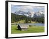 Karwendel Mountain Range, Mittenwald, Lake Wagenbruch, Bavaria-Martin Zwick-Framed Photographic Print