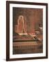 Kasagi Mandara, Painting on Silk, Japan-null-Framed Giclee Print