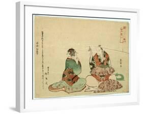 Kasanui-Katsushika Hokusai-Framed Giclee Print