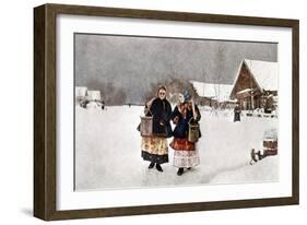 Kasatkin: The Rival, 1891-Nikolai Alexeivich Kasatkin-Framed Giclee Print