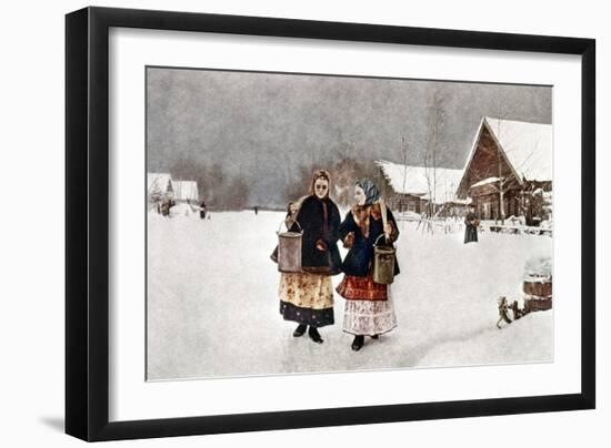 Kasatkin: The Rival, 1891-Nikolai Alexeivich Kasatkin-Framed Giclee Print