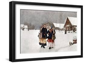 Kasatkin: The Rival, 1891-Nikolai Alexeivich Kasatkin-Framed Giclee Print