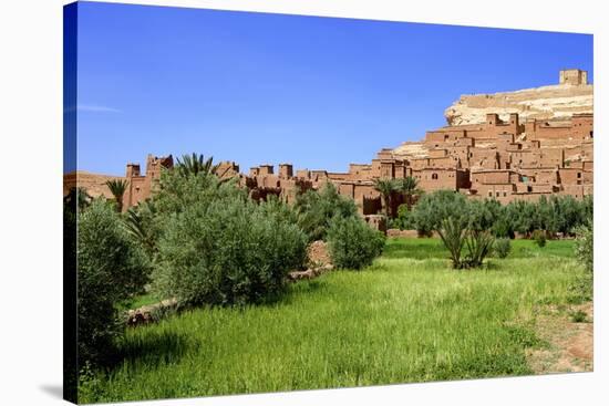 Kasbah, Ait-Benhaddou, UNESCO World Heritage Site, Morocco, North Africa, Africa-Simon Montgomery-Stretched Canvas