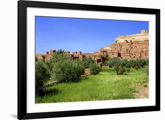 Kasbah, Ait-Benhaddou, UNESCO World Heritage Site, Morocco, North Africa, Africa-Simon Montgomery-Framed Photographic Print