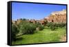 Kasbah, Ait-Benhaddou, UNESCO World Heritage Site, Morocco, North Africa, Africa-Simon Montgomery-Framed Stretched Canvas