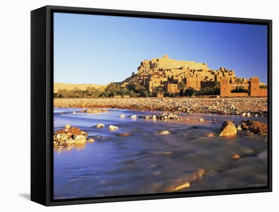 Kasbah Ait Benhaddou, Unesco World Heritage Site, Near Ouarzazate, Morocco, North Africa, Africa-Lee Frost-Framed Stretched Canvas