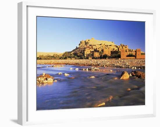 Kasbah Ait Benhaddou, Unesco World Heritage Site, Near Ouarzazate, Morocco, North Africa, Africa-Lee Frost-Framed Photographic Print