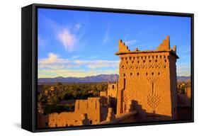 Kasbah Amerhidil, Skoura, Ouarzazate Region, Morocco, North Africa, Africa-Neil-Framed Stretched Canvas