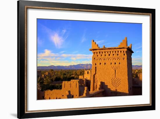 Kasbah Amerhidil, Skoura, Ouarzazate Region, Morocco, North Africa, Africa-Neil-Framed Photographic Print