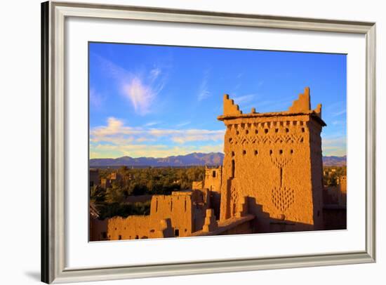 Kasbah Amerhidil, Skoura, Ouarzazate Region, Morocco, North Africa, Africa-Neil-Framed Photographic Print