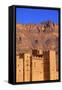 Kasbah at Tamnougalt, Morocco, North Africa, Africa-Neil-Framed Stretched Canvas