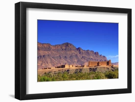 Kasbah at Tamnougalt, Morocco, North Africa, Africa-Neil-Framed Photographic Print