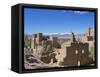 Kasbah, Dades Valley, and the Atlas Mountains, Morocco, North Africa, Africa-Simon Harris-Framed Stretched Canvas