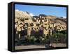 Kasbah of Ait Benhaddou, Atlas Mountains, Morocco, North Africa, Africa-Simon Harris-Framed Stretched Canvas