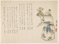 Okame and Pine, C.1854-59-Kash?-Stretched Canvas