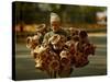 Kashmiri Carries 'Kangris' or Firepots to Sell in a Market in Srinagar, India-null-Stretched Canvas