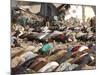 Kashmiri Eartquake Survivors Pray Amid the Debris of a Destroyed Building During the Eid Al-Fitr-null-Mounted Photographic Print