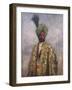 Kashmiri soldier - early 20th century-Mortimer Ludington Menpes-Framed Giclee Print