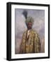 Kashmiri soldier - early 20th century-Mortimer Ludington Menpes-Framed Giclee Print