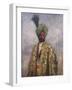 Kashmiri soldier - early 20th century-Mortimer Ludington Menpes-Framed Giclee Print