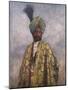 Kashmiri soldier - early 20th century-Mortimer Ludington Menpes-Mounted Giclee Print