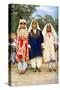 Kashmiri Women, India, 1922-null-Stretched Canvas