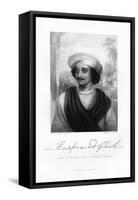 Kasi Das Prasad Ghosh, Indian Poet, 1834-J Cochran-Framed Stretched Canvas