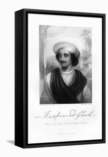 Kasi Das Prasad Ghosh, Indian Poet, 1834-J Cochran-Framed Stretched Canvas